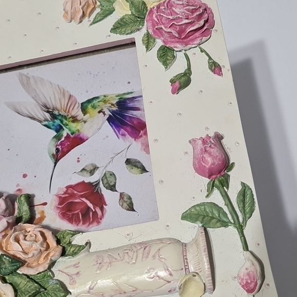 Hummingbird Watercolor Oil Painting Framed Art Print - Picture 8 of 11